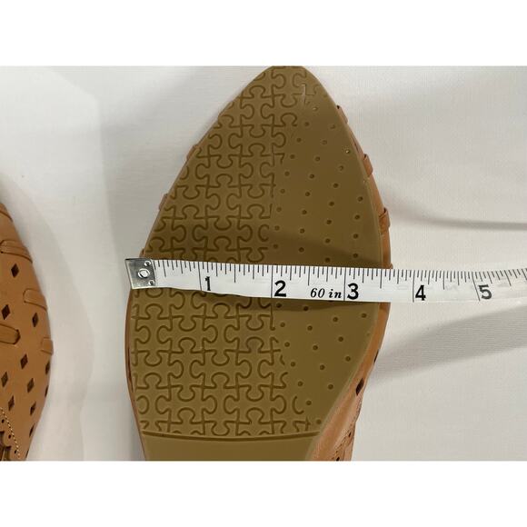 Spring Step Eslora Flat Womens Shoes Sz EU 42 10.5-11 Genuine Leather Camel Tan - Picture 8 of 9